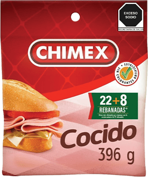 Chimex Jamón Cocido 396g